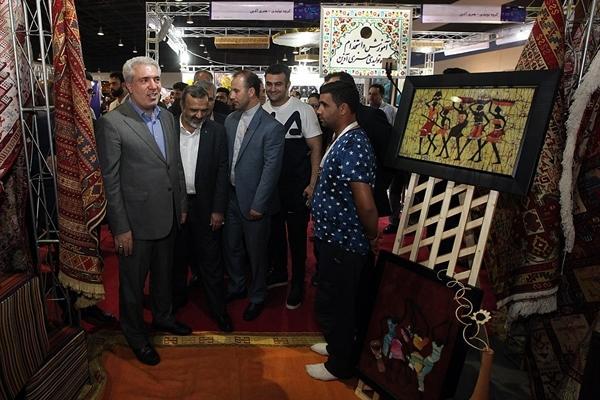 بازدید رئیس سازمان میراث فرهنگی از نمایشگاه گردشگری و صنایع دستی مشهد