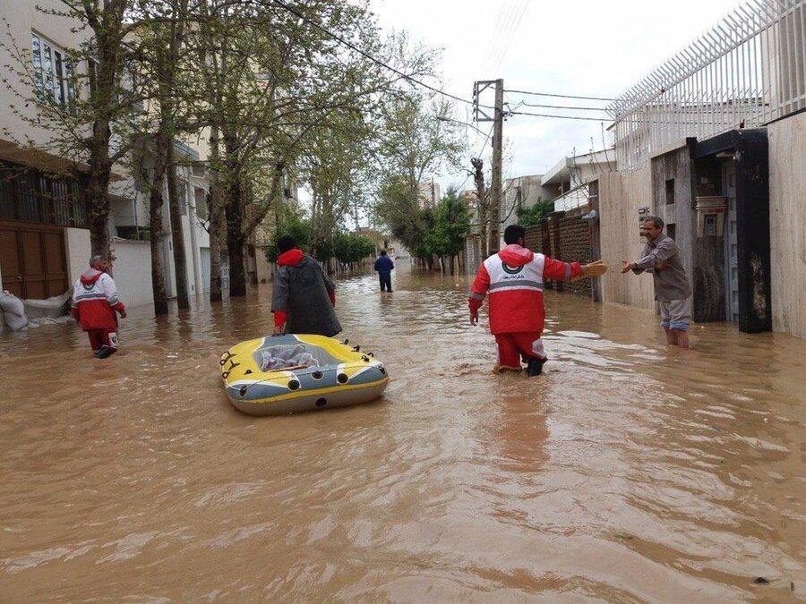 اطلاعیه هلال احمر درباره نحوه جلب مشارکت های مردمی برای سیل زدگان شمال کشور