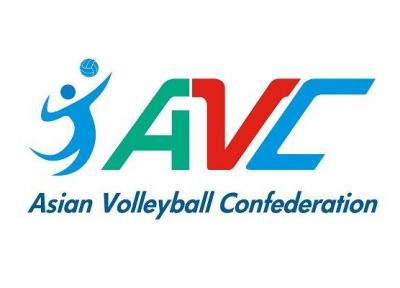 پیش نویس برنامه مسابقات کنفدراسیون والیبال آسیا اعلام شد