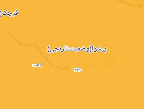 خبرنگاران وضعیت کرونایی پیشوا نارنجی شد خبرنگاران شرایط کرونایی پیشوا نارنجی شد